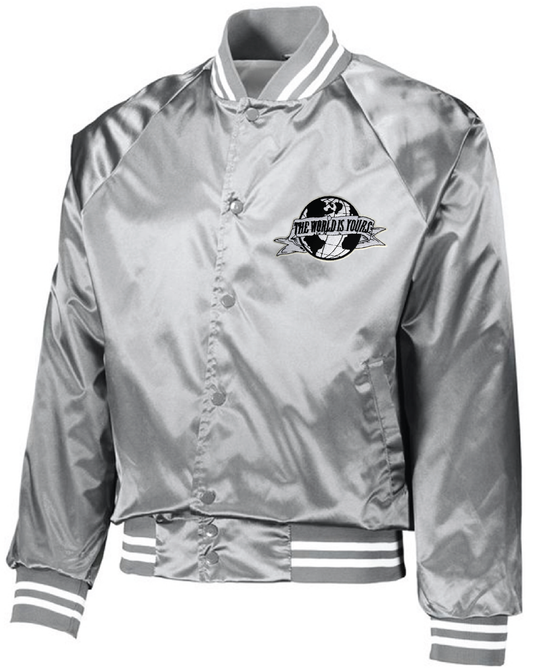 The WRLD is Yours Satin Jacket